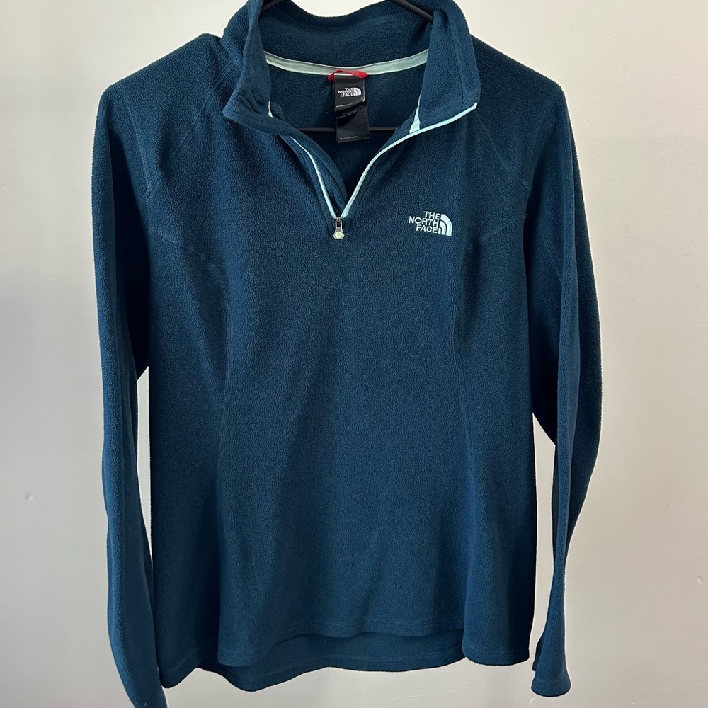 The North Face Blue Quarter-Zip Pullover